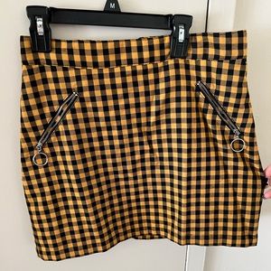Checkered skirt